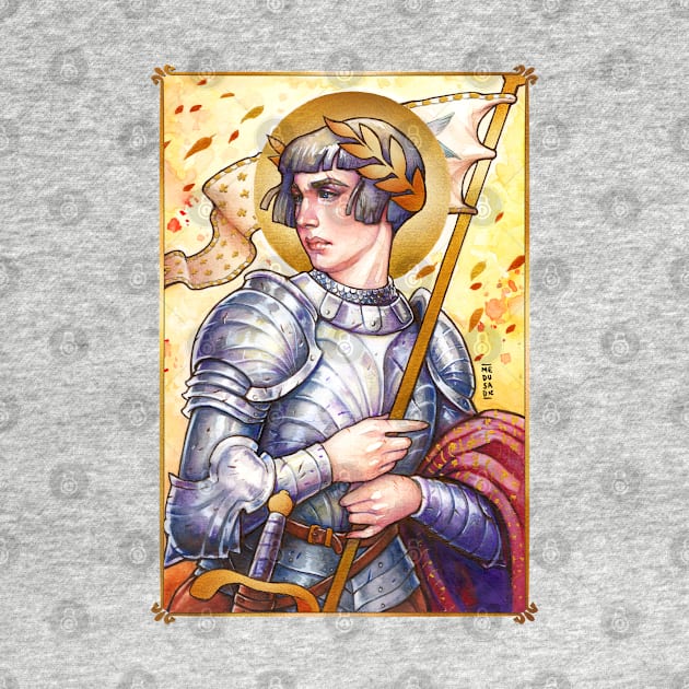 JOAN OF ARC -  "I am not afraid, I was born to do this" by Medusa Dollmaker